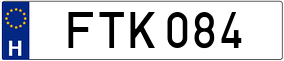 Truck License Plate